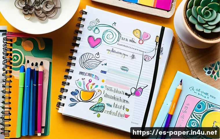 종이 다이어리 만들기 관련 이미지 2