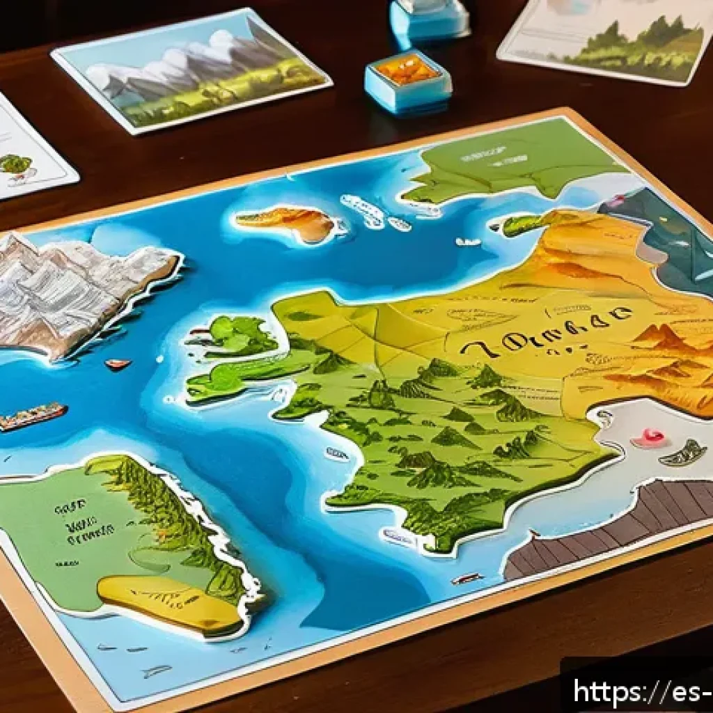 종이로 만든 게임 소품 - A cozy tabletop role-playing game scene featuring handcrafted paper accessories: a detailed foldable...